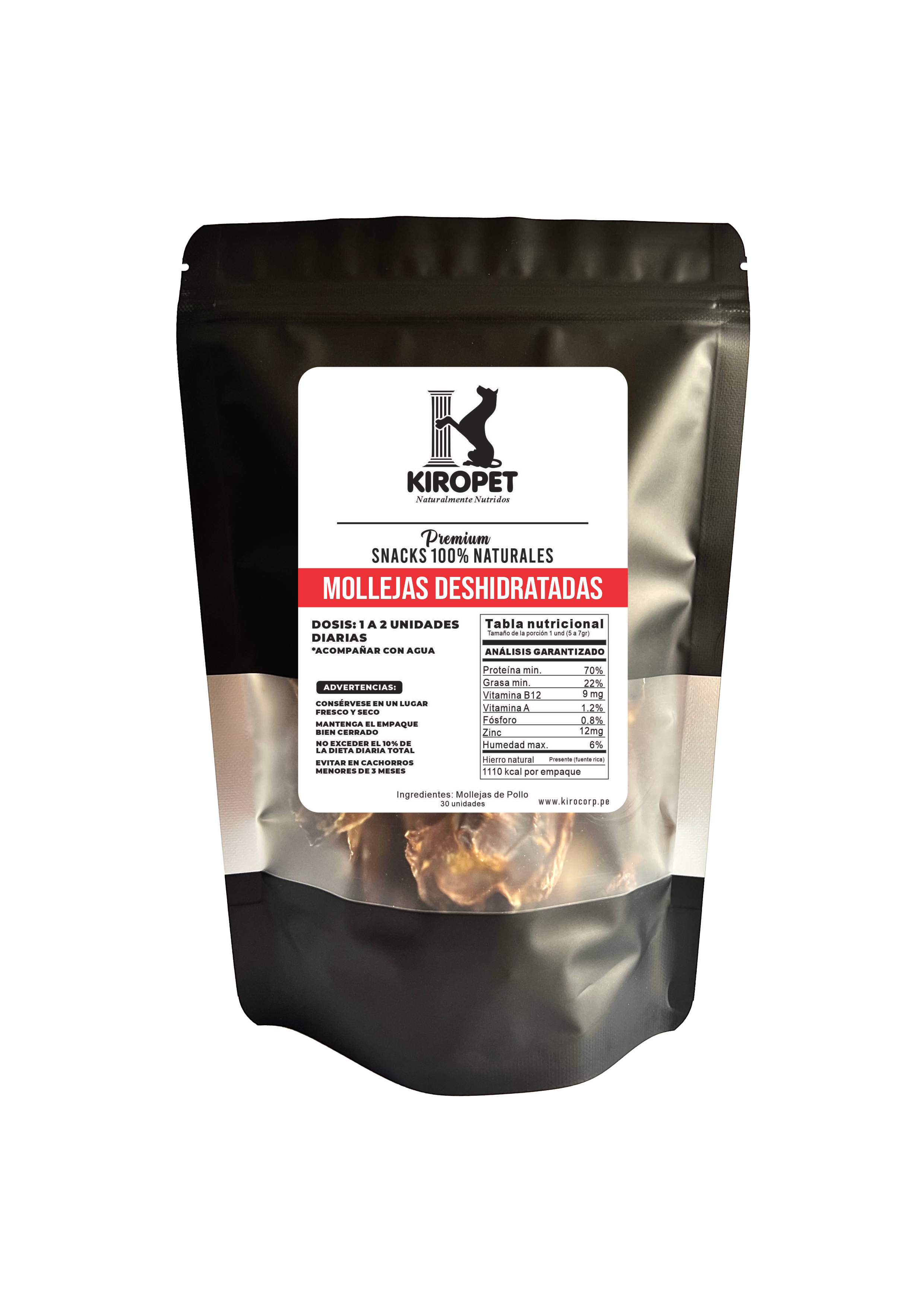 Mollejas deshidratadas Kirocorp